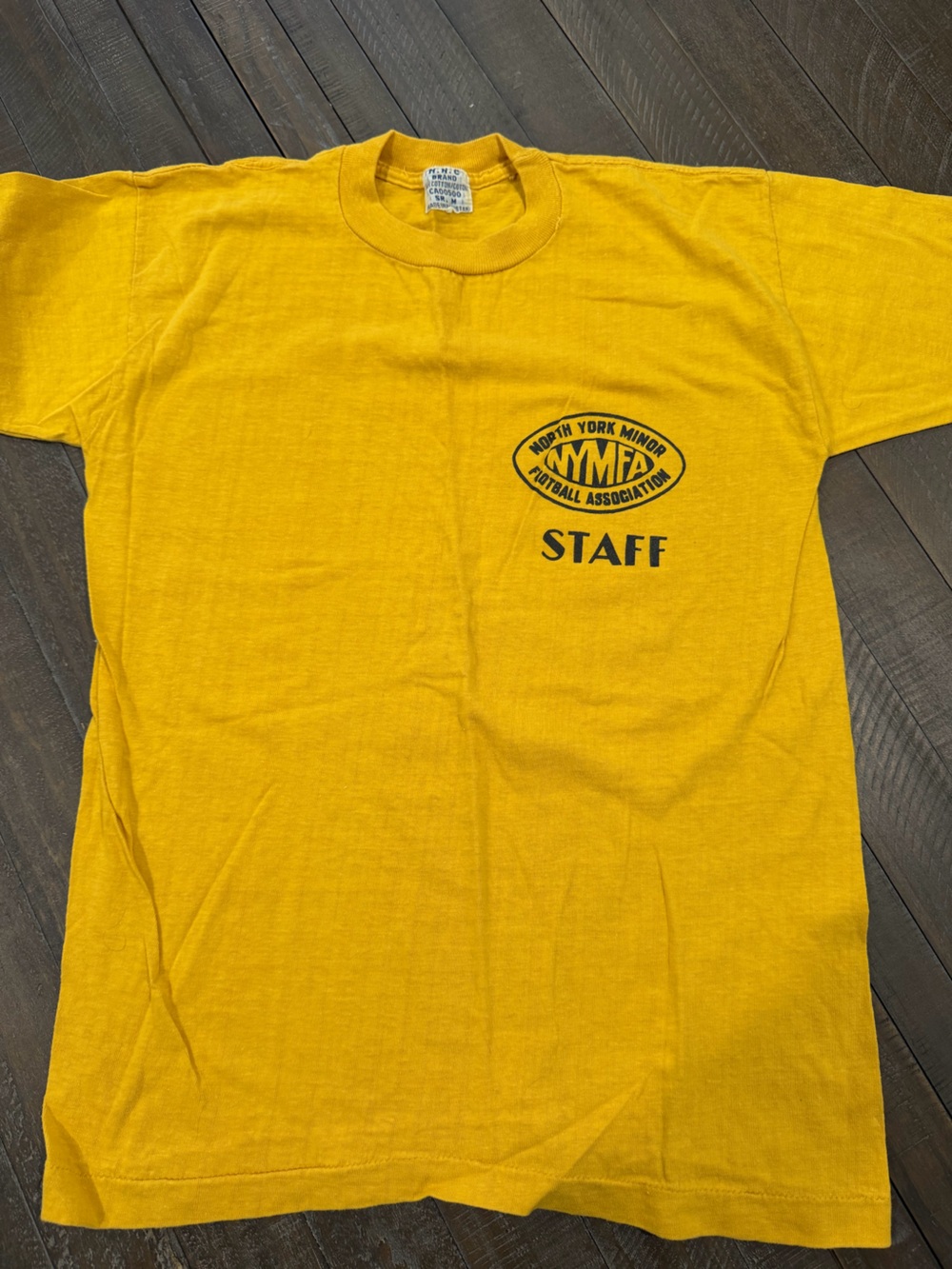 Vintage 80s/90s North York Minor Football Association Staff T-Shirt